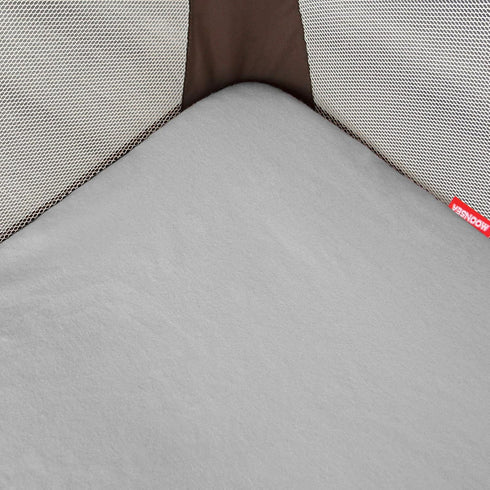 Pack 2 Pack, 100% and Play Sheets Cotton Flannel, Fitted Portable Mini Crib Sheet for Girls Boys, Ultra Soft Breathable