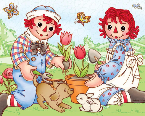 MasterPieces Puzzle Set - 4-Pack 100 Piece Jigsaw Puzzle for Kids - Raggedy Ann 4-Pack