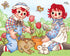MasterPieces Puzzle Set - 4-Pack 100 Piece Jigsaw Puzzle for Kids - Raggedy Ann 4-Pack