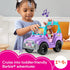 Fisher-Price Little People Barbie Toy Car - Beach Cruiser with Music Sounds and 2 Figures for Pretend Play