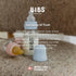 2-Pack, 5 Oz, 0+ -150ml (Pack 2) BIBS Baby Bottles Round Silicone Nipple, Anti-Colic System for Gas Reduction.