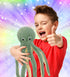 DolliBu Green Octopus Super Soft Stuffed Animal - Cute Realistic Plush for Kids Nursery Decor, 15 Inches