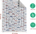 Set Boys,4 Set,Soft Set JHXHMX Car Toddler Bedding for Piece Bed-in-a-Bag Toddler Comforter Crib Bed Including