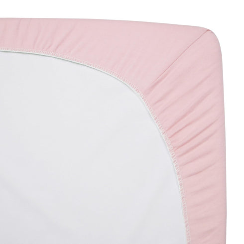 American Baby Company 3 Pack Fitted Mini Crib Sheet, 24" x 38", Soft Breathable Neutral 100% Cotton Jersey, Pink