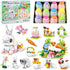 WuNian Prefilled Easter Eggs with 12 Packs Bunny Building Blocks Sets 12 in