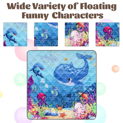 50x50 Baby Mat for Floor, Premium Playpen Mat, Odorless Play Mat, Thicken Soft Padding Foam Play Mat for Baby, Non-Slip