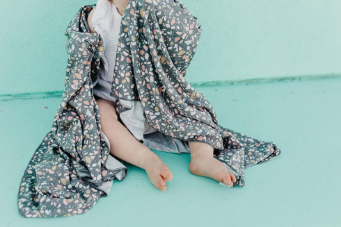 Gemini Large Knit Baby Swaddle Blanket - Premium Quality