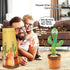 Emoin Dancing Cactus Baby Toy, Talking Cactus Mimicking Toy for 6 to 12 Months, LED English Sing Talking