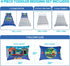 4-Piece Set Todays Kids Choo Choo Train Toddler Bed Sheets for Boys - Toddler Boy Bedding Crib Size, Reversible