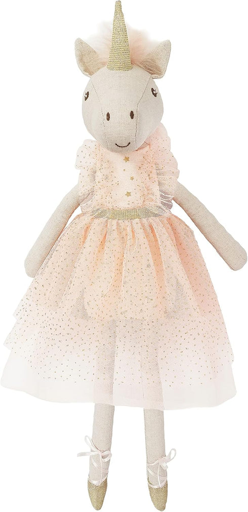 MON AMI Jolie The Unicorn Ballerina Doll: 21” Plush Stuffed Animal, Great for Kids' Room Décor and Gifts