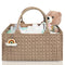 MOMINSIDE Diaper Caddy Organizer, Baby Basket Nursery Storage, Portable Changing Table Car