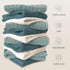-100% -12 Pack, 12x12 Inches Sunny zzzZZ Baby Muslin Washcloths Cotton Muslin Soft Baby Bath Wash Cloths and Absorbent