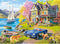 500 Pieces Puzzle for Adults,Lake Vacation Puzzle,House and Dogs Landscape Jigsaw Puzzles