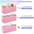 40"x14"x16" Mabahoo Extra Large Toy Box, Toybox for Kids Boys Girls, Collapsible Sturdy Toy Storage Organizer with Mesh