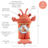 Packaging) 1 Count Baby Aspen Baby Boys Lobster Laughs (Updated Gift Hooded Towel, Orange, US