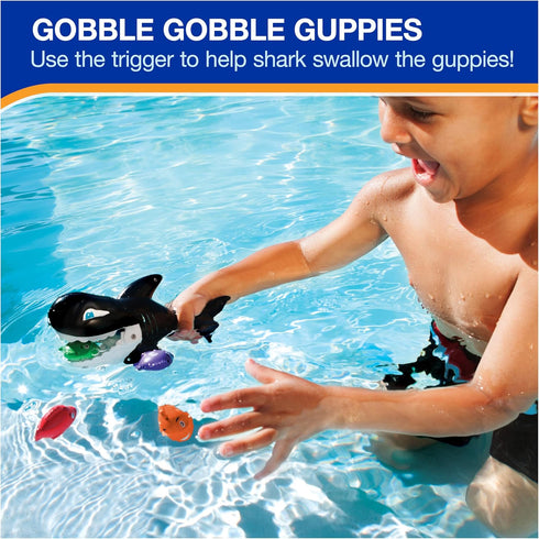 SwimWays Gobble Gobble Guppies, Educational Water Toy for Kids, Pool Party Favors & Bath Toys Ages 2+
