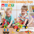3 4 5 6 7 8 3-5 5-7 4-8 6-8, Set MOONTOY STEM Kits Building Toys for Year Old Boy Girl Birthday Gift, Educational