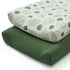 2Pack Blissful Diary Muslin Changing Pad Cover for Girls Boys, Ultra Soft Breathable Cotton, Baby Diaper Change Table