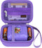 Canboc Hard Carrying Case for Bitzee Interactive Toy Digital Pet with 15 Animals Inside, Storage Bag (Purple)