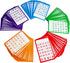 Yuanhe 100 Bingo Cards - Reusable Bingo Paper Game Cardstock Bulk in 5 Colors