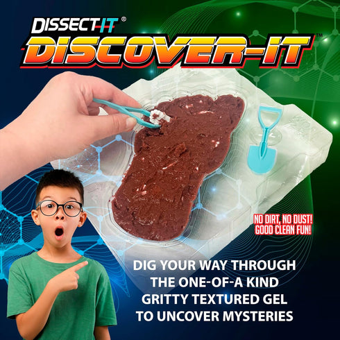 6 Dissect-It Discover-It Bigfoot Dig Kids Science Kit, Gel Dissection Kit for Kids to Learn Anatomy, STEM Toys for Ages