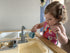 Beright Play Kitchen Sink Toys, Toddler Sink Toys with Upgraded Faucet, Pretend Play Toys Running Water, Perfectly