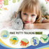 Potty Training Seat Magic Sticker - Dinosaur Color Changing Toilet Targets, 5 Pack with Free Potty eBook