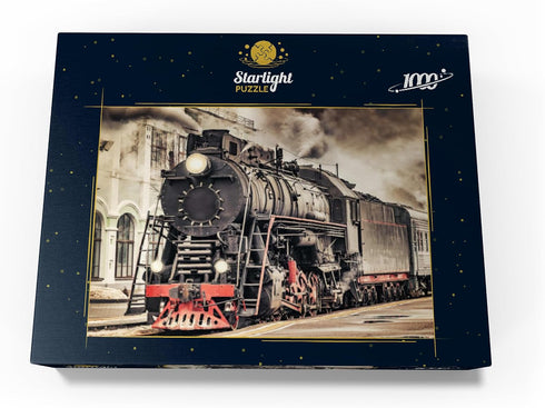 MyPuzzle A Departing Steam Train - Premium 1000 Piece Jigsaw Puzzle for Adults