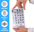 Regal Bingo - Classic Bingo Cards - 200 Count - 6.125” x 4.17” Cardstock - White