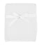 TL Care Fleece Blanket with Silk-Like Satin Trim, 30" x 30", White, Soft & Cozy for Baby Carrier