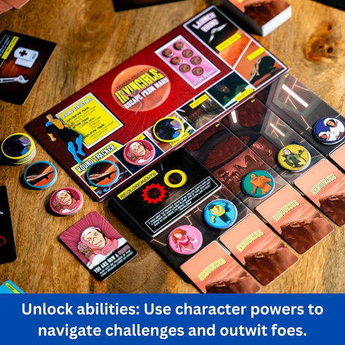 Invincible: Escape from Mars - Intergalactic Showdown Board Game for Ages 11+, 4-10 Players