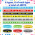 48 PCS Video Game Silicone Wristbands, Party Supplies for Kids Birthday with 6 Styles