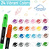 24 Pack, Mr. Pen- Jumbo Twistable Crayons, Multicolor, Non-Toxic Washable Crayons