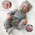 Realistic 17-Inch Reborn Baby Boy Doll, Lifelike Vinyl Full Body Gift for Kids Age 3+