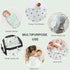 4-Pack 47 47 Inches, Baby Muslin Swaddle Blankets, x Soft Breathable Bamboo Cotton Blend, Lightweight Receiving Blanket