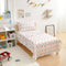 Amazon Basics Kid's Soft Easy-Wash Lightweight Microfiber 3-Piece Sheet Set, Toddler, Multi