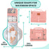 Portable Changing Pad for Baby - Travel Diaper Changing Mat, Large Waterproof, Foldable & Detachable with Wipes Pockets