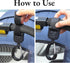 Generic Set 2 360 of Hooks That Can Rotate Degrees - Versatile Hooks for Strollers, Suitable for DiaperBagsHandbagsAnd