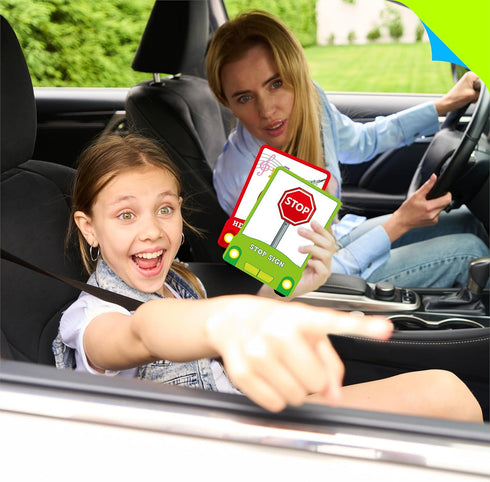50PCS 4 SpriteGru Travel Scavenger Hunt Card Game, Road Trip Car Games Fun Eye Find & Seek Card Game Funny Activity