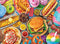 Buffalo Games Fun Fair Food 1000 Piece Jigsaw Puzzle
