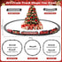 Set Christmas Train for around under The Tree, Electric Christmas Tree Train with Remote Sound Smoke Light, Steam