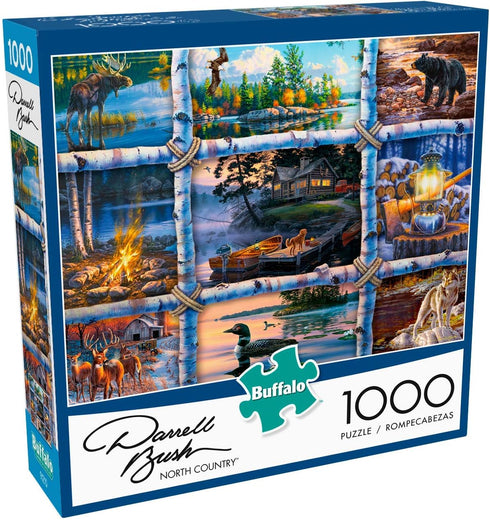 Buffalo Games Darrell Bush North Country - 1000 Piece Jigsaw Puzzle for Adults - Finished Size 26.75 x 19.75
