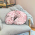 Hechitok Butterfly Cherry Blossom Nursing Pillow Cover Breast Feeding Pillow Support Positioner Lounger Slipcover
