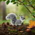Calsgkspray 1pc Squirrel,12 cm Grey Mini Simulation Plush Mini Squirrel Stuffed Soft Animals Plush for Gift Home Decor