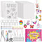 201pcs Shrink Paper Keychain Kit, 24 Blank & 12 Pre-Cut Sheets (75