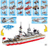 Sitodier Set Kids,811pcs 25 1 6-12 8-14, Military Battleship Building Block for in Cruiser Battle Ship Building Kit Toy