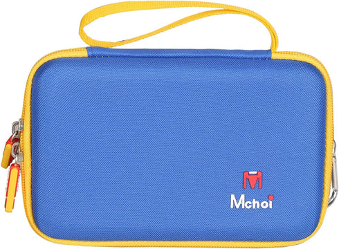 Mchoi Shockproof Waterproof Travel Case for Giiker Super Slide Brain Games, Protective Case Only, Blue