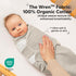 3-Pack 0-3 Organic Swaddles for Newborns, Baby Sleep Sacks Months - Baby Swaddle Wrap, Newborn Wearable Blanket, Infant