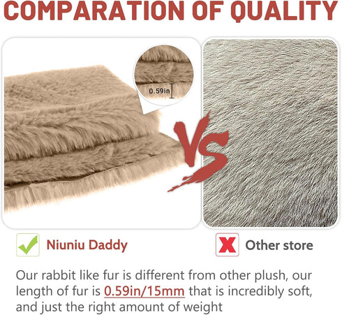 3.3lb Niuniu Daddy Weighted Dog Stuffed Animals for Anxiety, Weighted Plush Dog Toy Pillowfort for Adults Kids Girls