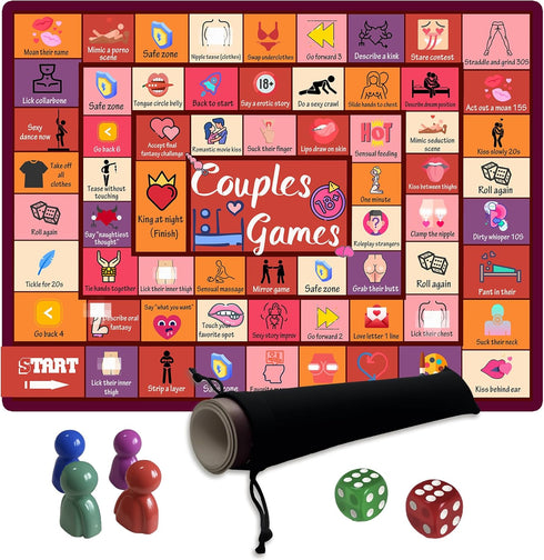 UJoylify Couples Games for Adults, Board Games for Boyfriend Girlfriend, Date Night Ideas